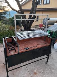 Barbecue Parrilla argentina (asado) su misura