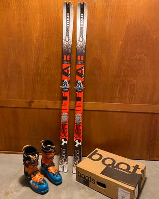 Sci e scarponi ski alp