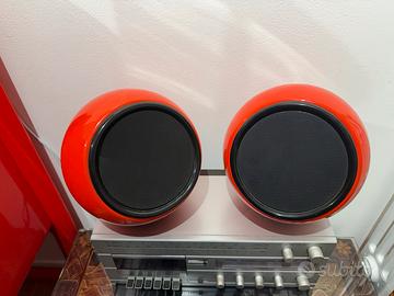 Casse audio Vintage Space Age 1960 Arancioni
