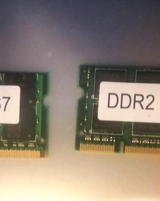 RAM per PC Portatile 2x2 GB DDR2