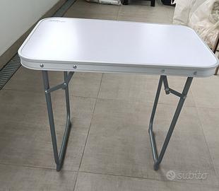 Tavolino pieghevole colore bianco 