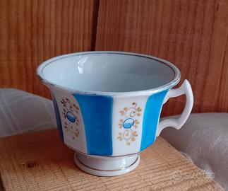 Tazza Biedermeier  porcellana  fine '800