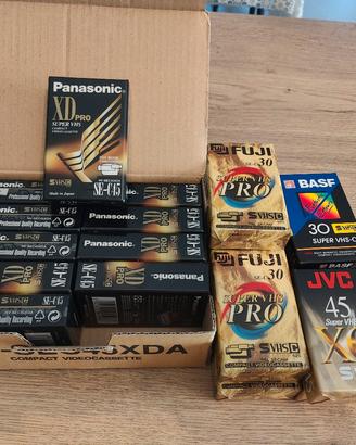 VHS-C PANASONIC - BASF -JVC - FUJI NUOVE