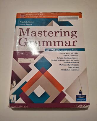 Libro inglese "Mastering Grammar"