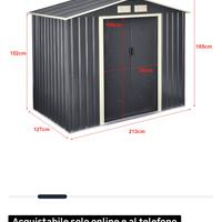 Casetta giardino per attrezzi