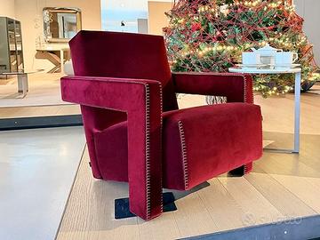 CASSINA UTRECHT (NUOVA) in velluto Rosso antico