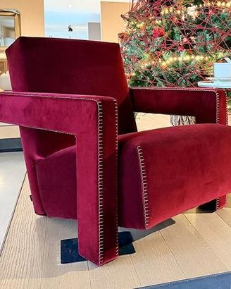 CASSINA UTRECHT (NUOVA) in velluto Rosso antico