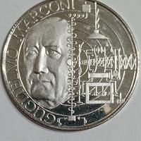 Medaglia Guglielmo Marconi argento 800