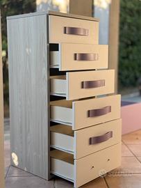 Cassettiera con 6 cassetti