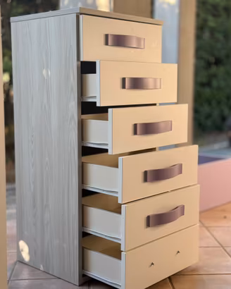 Cassettiera con 6 cassetti