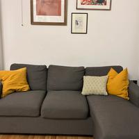 Divano angolare tre posti