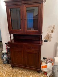 Credenza con vetrina Stile rustico/classico