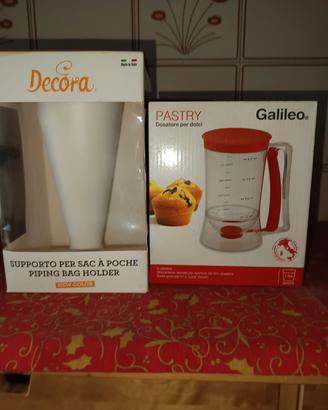 supporto cucina e dosatore per dolci