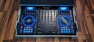 Consolle Denon DJ MCX8000 + Flight Case con Slider