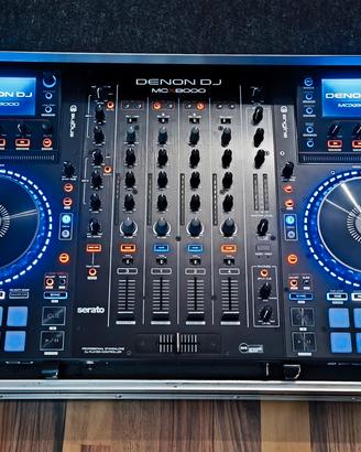 Consolle Denon DJ MCX8000 + Flight Case con Slider