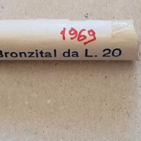 2 rotolini di 50 pezzi cad. di 20 lire 