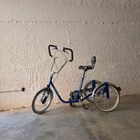 Bicicletta triciclo per disabili