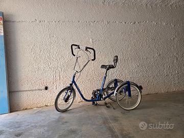 Bicicletta triciclo per disabili