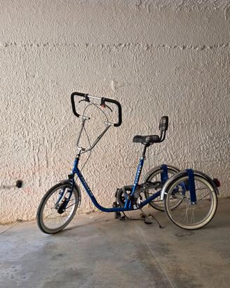 Bicicletta triciclo per disabili