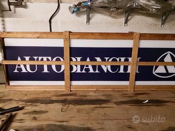 insegna luminosa Autobianchi 