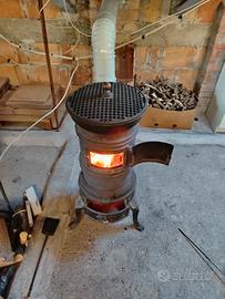 stufa a legna in ghisa