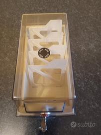 porta dischetti e documenti con chiave