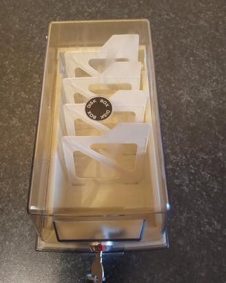 porta dischetti e documenti con chiave