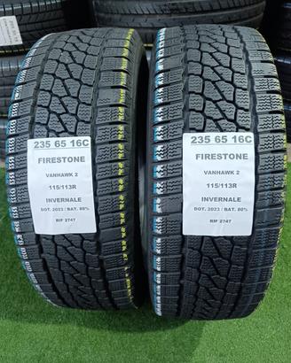 2 GOMME 235 65 16C FIRESTONE IVN RIF2747