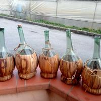 Fiaschi vetro soffiato antichi vintage