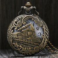 Orologio da tasca taschino treno ferrovia vintage