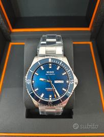 mido Ocean star 200 blu nuovo full set