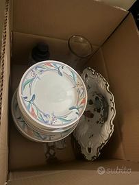 Servizio piatti in porcellana Sandro Rich