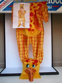 Costume carnevale lusso papero qua qua fiori italy