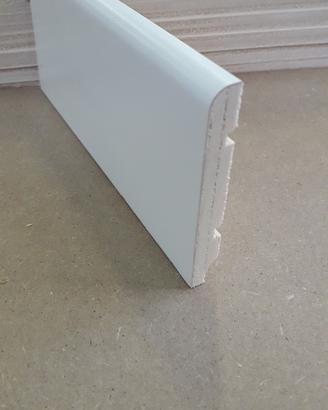 Battiscopa Bianco 80x13 per pavimenti