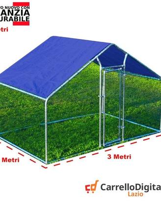 Gabbia per Polli 3x2m x h 2 m – 6 mq - viola