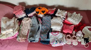 Lotto grande bimba autunno inverno 9-12 mesi