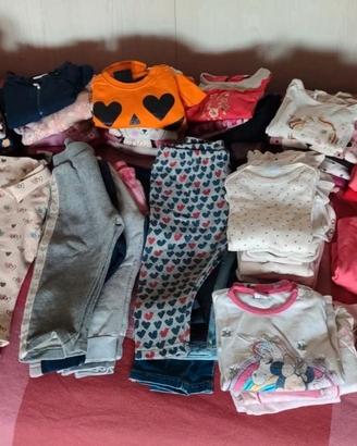 Lotto grande bimba autunno inverno 9-12 mesi