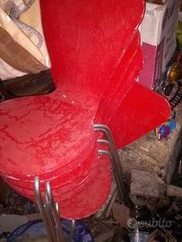 sedie rosse