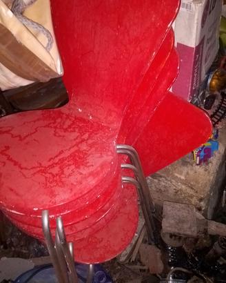 sedie rosse
