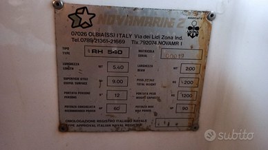 Gommone Novamarine 2 MT.+Mercury 40 pro Big Tiller