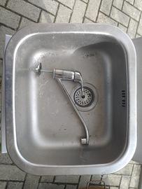 Lavello da incasso inox 46x40