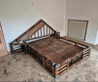 Letto etnico in bamboo