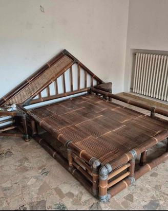 Letto etnico in bamboo