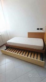 LETTO SINGOLO 90x200 CON SECONDO LETTO ESTRAIBILE 