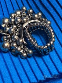 Anello vintage in acciaio