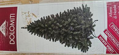 Albero di Natale pvc 210 cm nuovo foltissimo