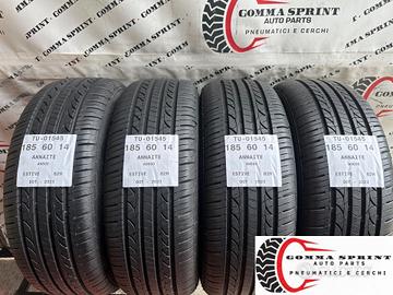 4 PNEUMATICI 185/60 R14 ANNAITE ESTIVE SEMINUOVE
