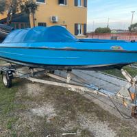 Barca cofano Johnson 737 e carrello