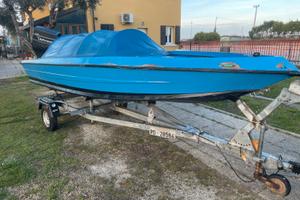 Barca cofano Johnson 737 e carrello