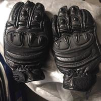 Guanti moto JS in pelle, taglia L